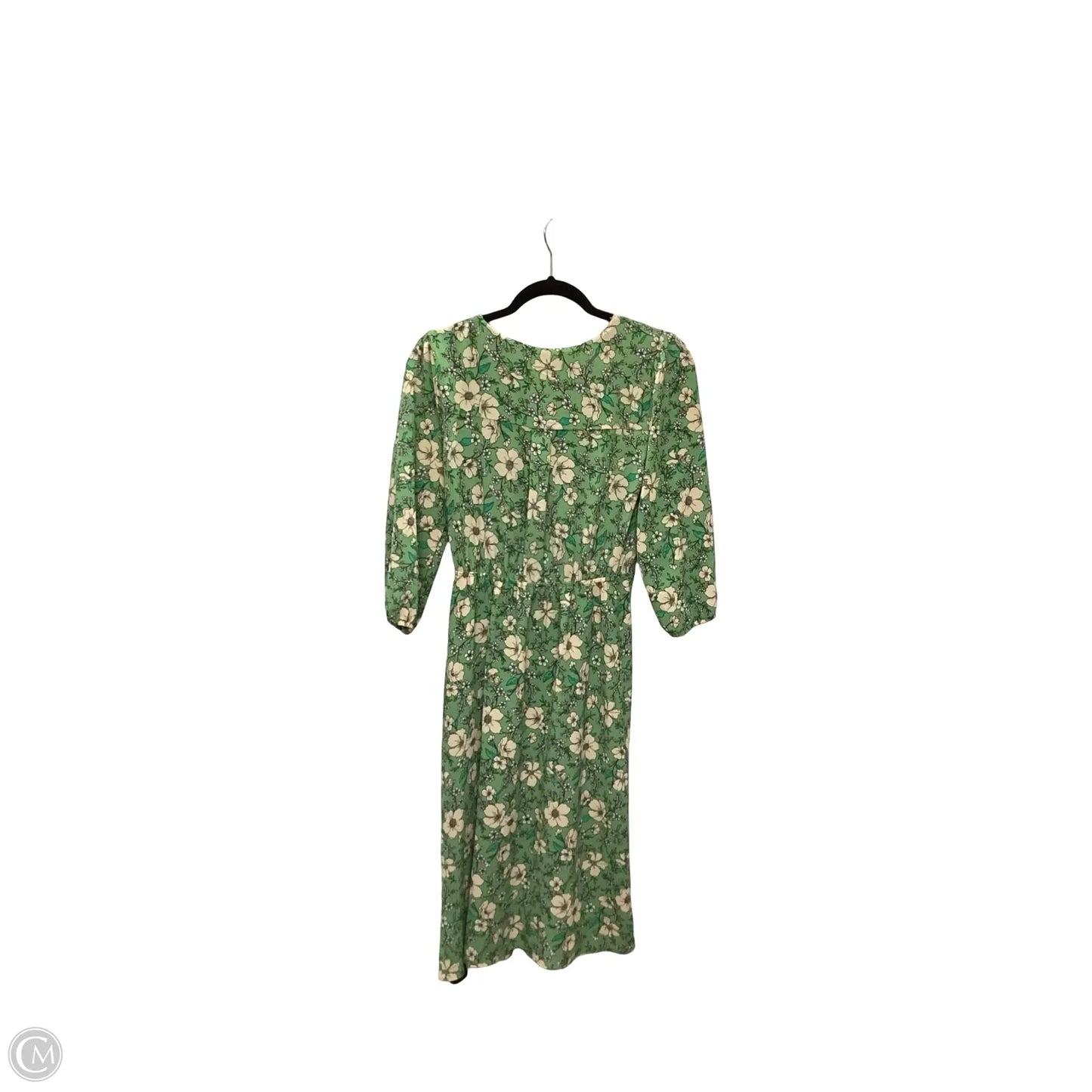 Dress Casual Midi By Monteau In Green, Size: M