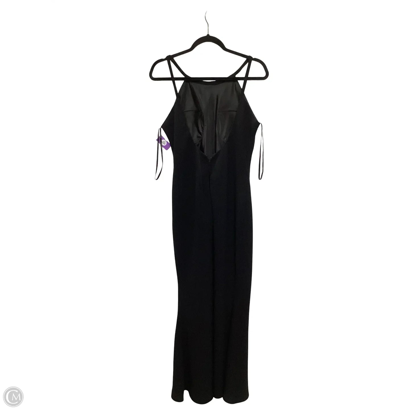 Dress Party Long By Calvin Klein In Black, Size: 12