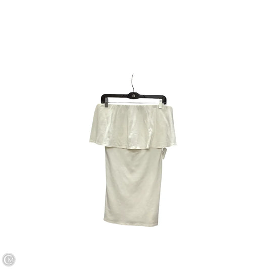 Dress Casual Short By Blue Blush In Cream, Size: L