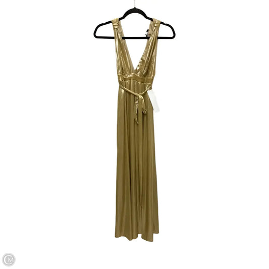 Dress Party Long By Sincerely Jules In Gold, Size: Xs