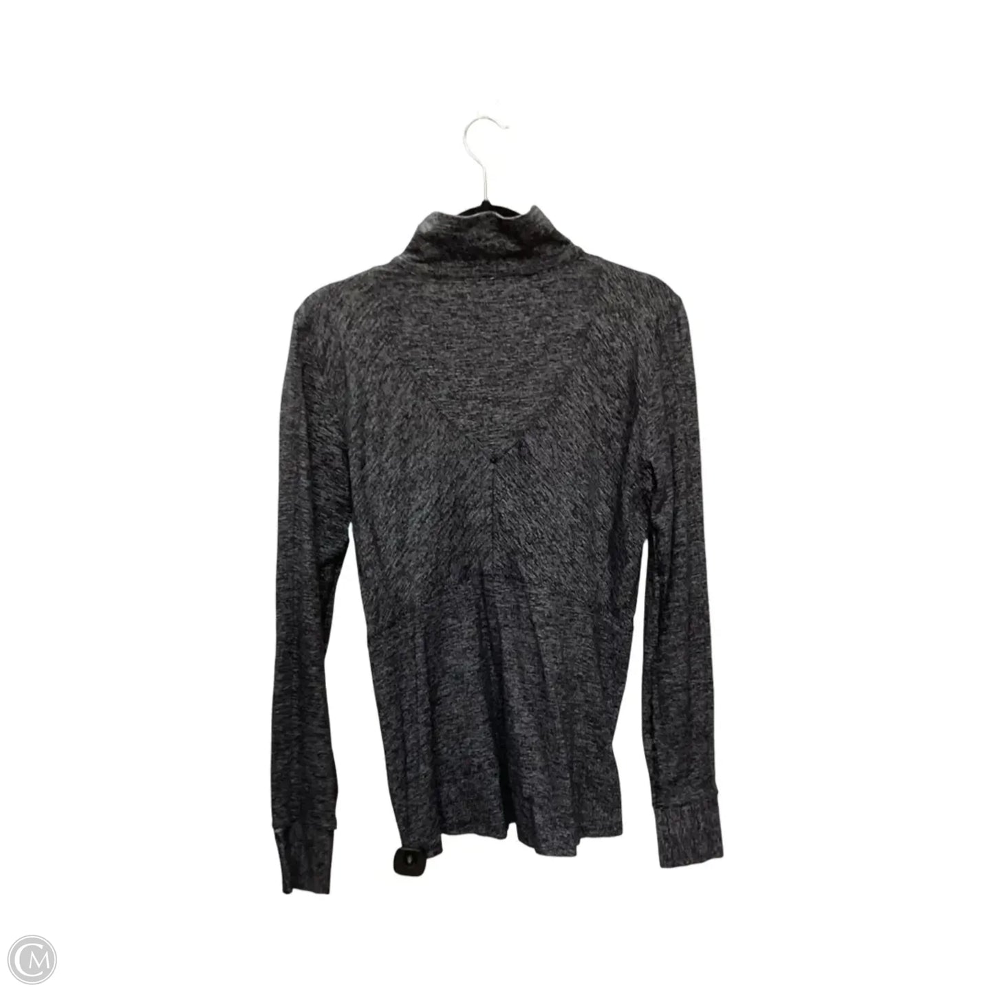 Athletic Jacket By Lululemon In Black, Size: 12