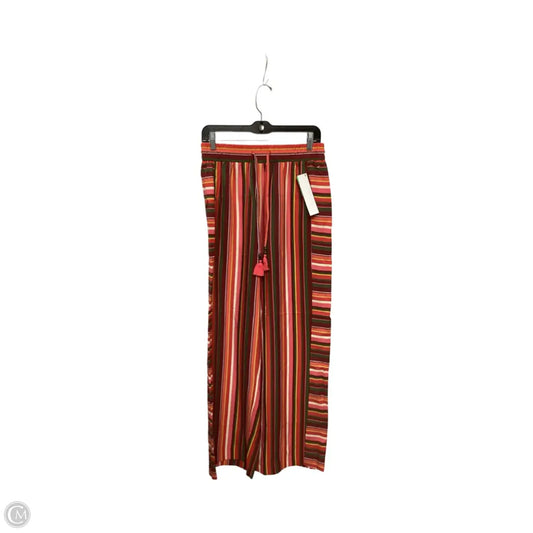 Designer Pants Linen By Bcbgeneration In Striped Pattern, Size: S