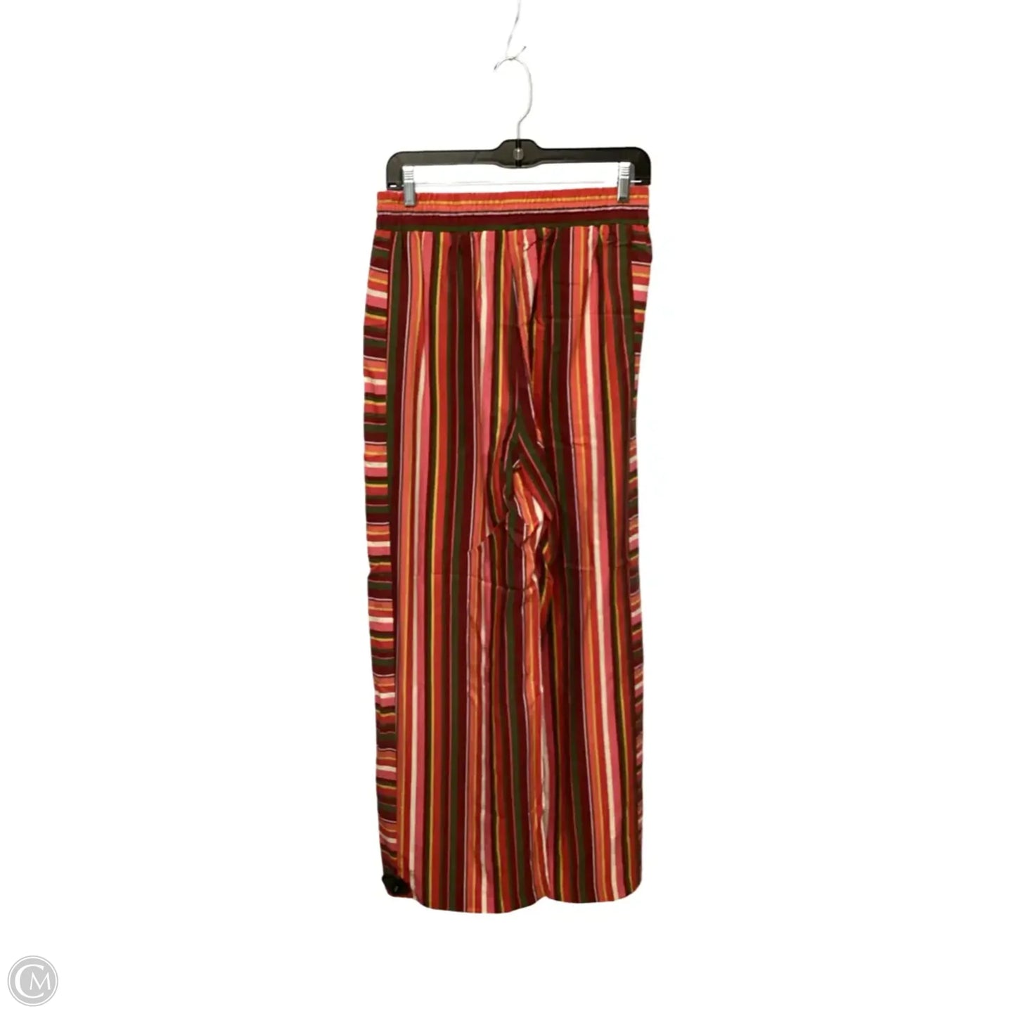 Designer Pants Linen By Bcbgeneration In Striped Pattern, Size: S