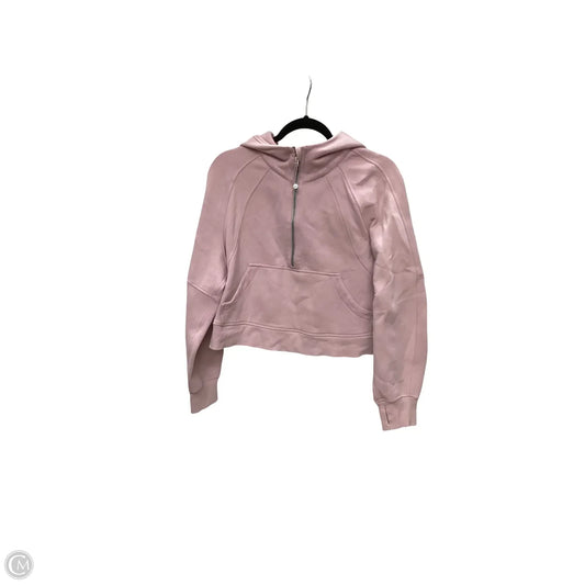Athletic Jacket By Lululemon In Pink, Size: Xs