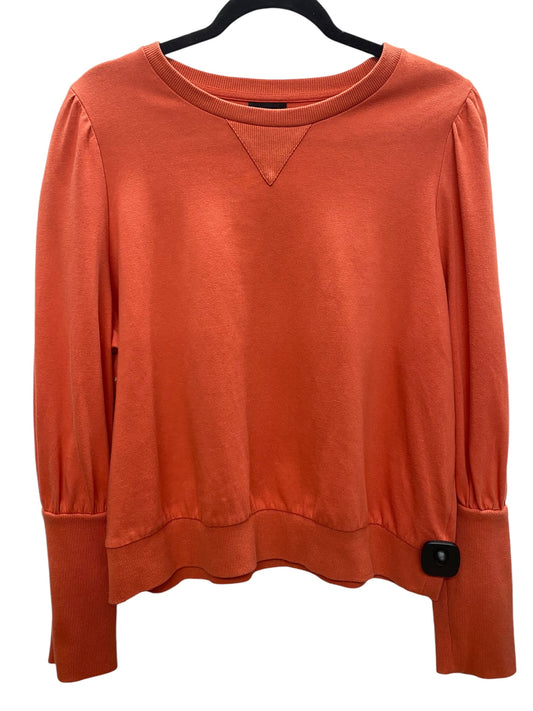 Top Long Sleeve By Who What Wear In Orange, Size: Xl