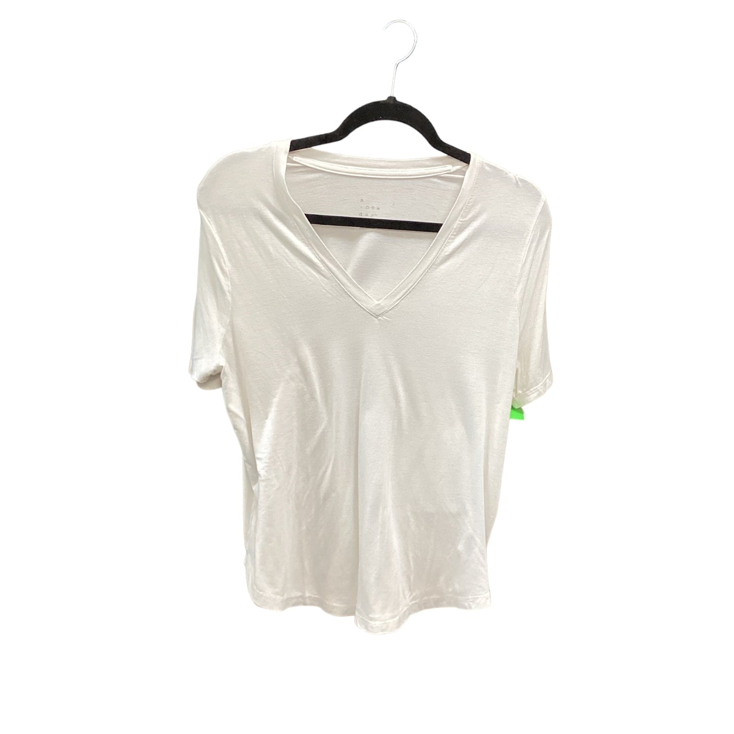 White Top Short Sleeve Basic A New Day, Size M