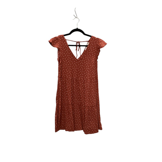 Dress Casual Short By Abercrombie And Fitch In Orange, Size: Xs