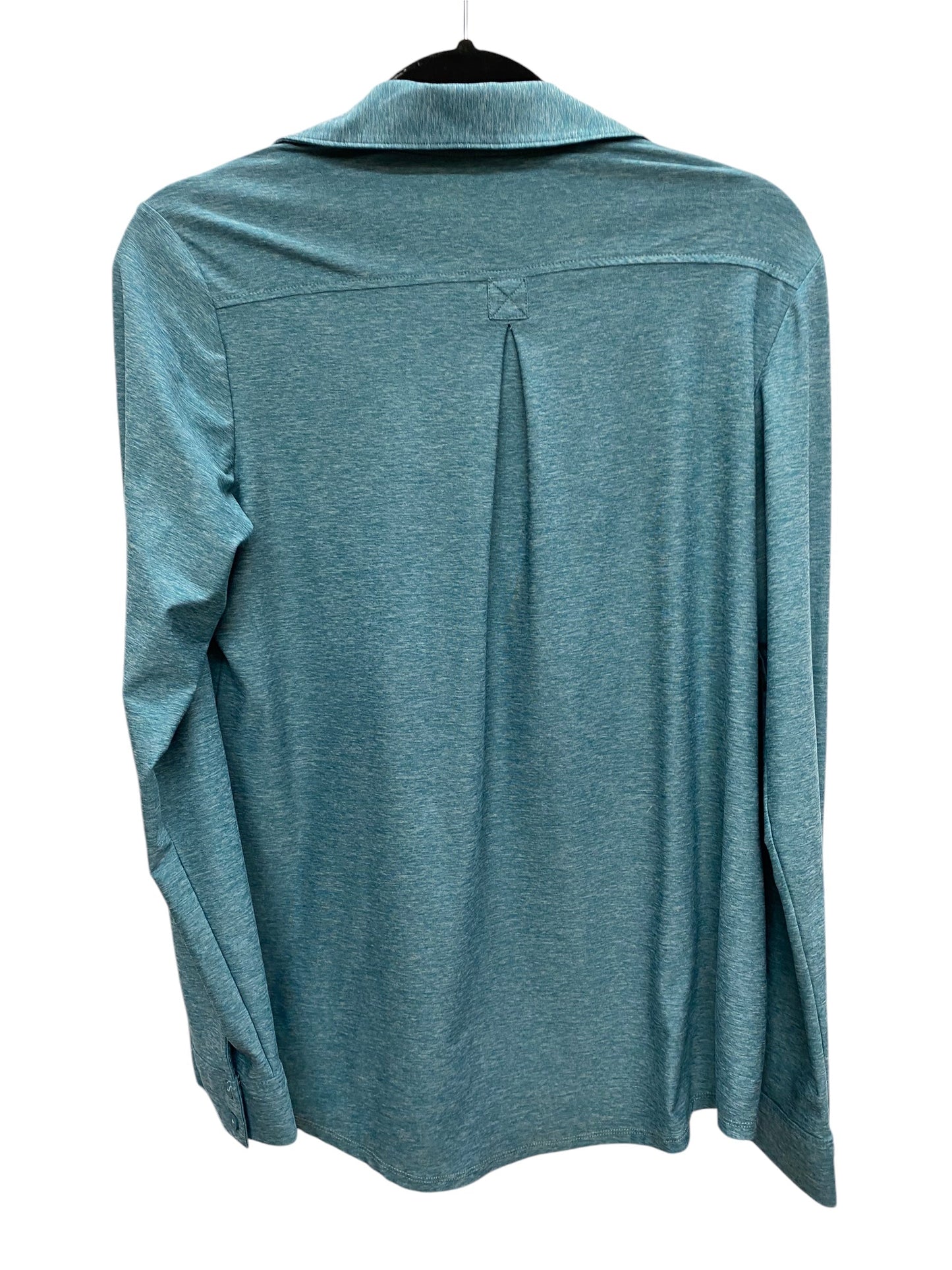 Top Long Sleeve Basic By Eddie Bauer In Blue, Size: M