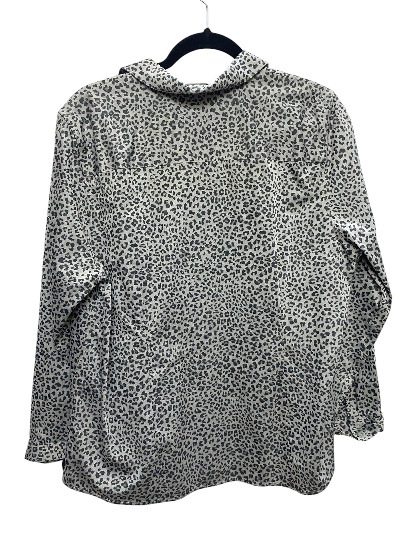 Top Long Sleeve By Chicos In Grey, Size: 2