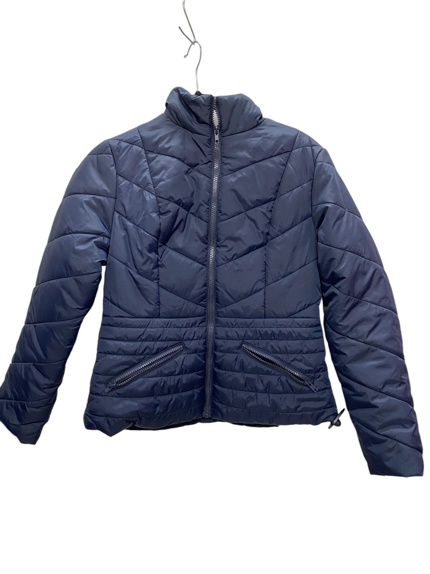 Jacket Puffer & Quilted By Shein In Navy, Size: S