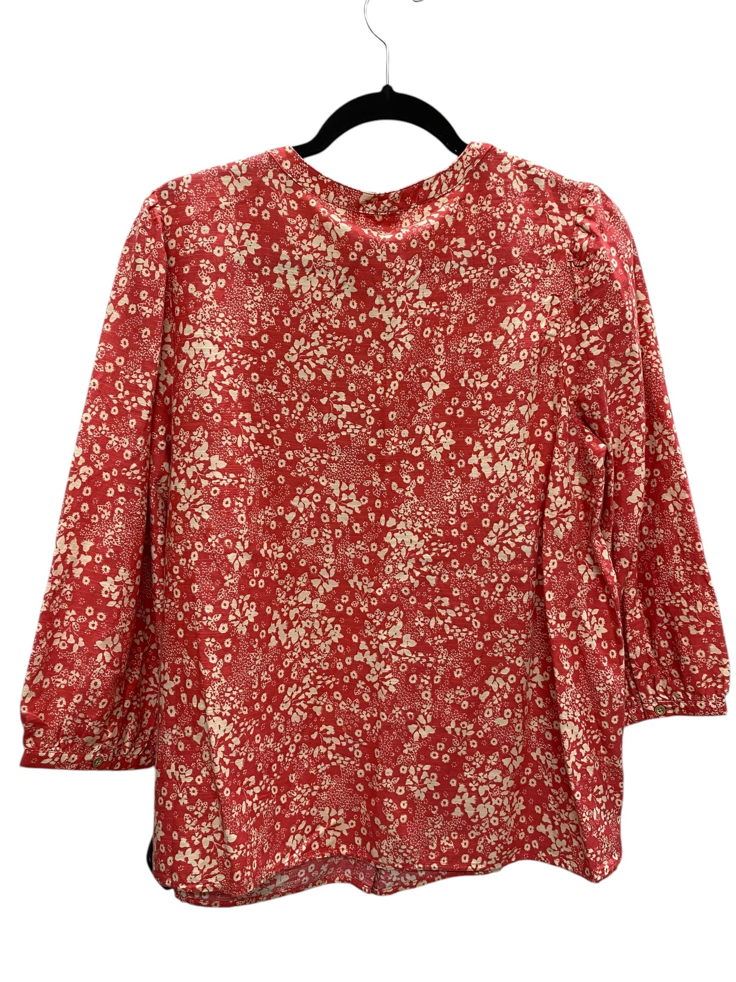 Top Long Sleeve By Knox Rose In Pink, Size: M