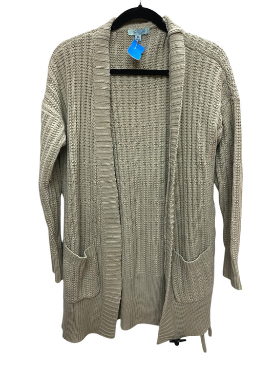 Sweater Cardigan By She + Sky In Tan, Size: M