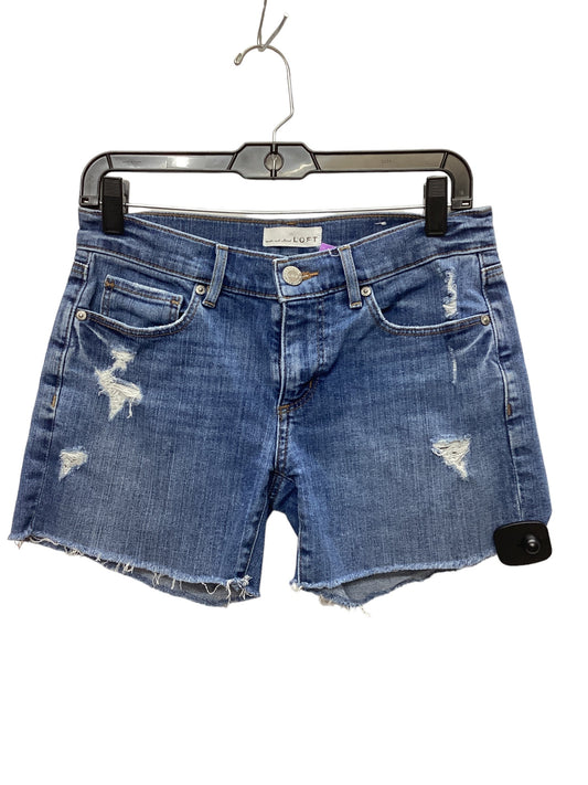 Blue Denim Shorts Loft, Size 0