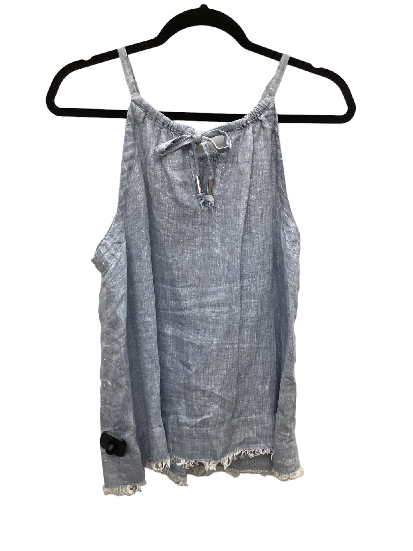 Blue Top Sleeveless Maeve, Size M