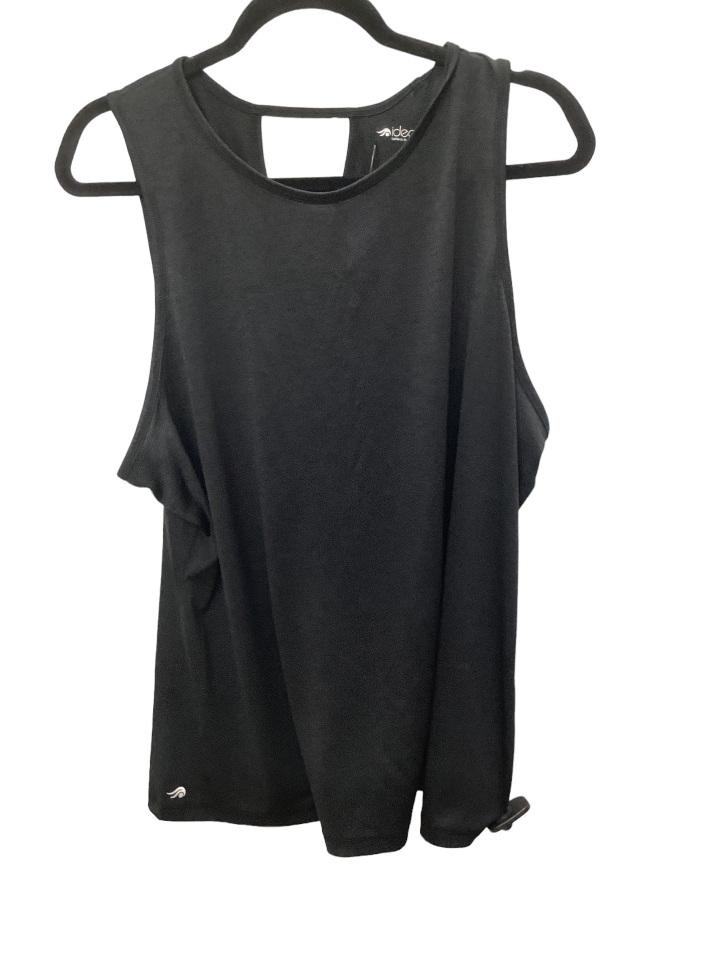 Black Athletic Tank Top Ideology, Size 2x