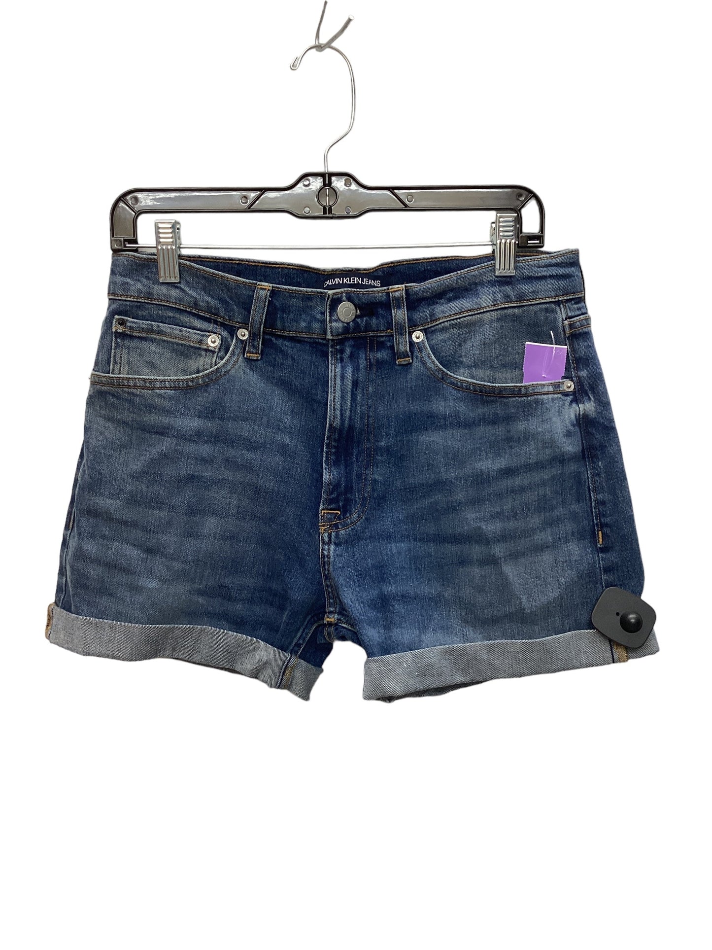 Blue Denim Shorts Calvin Klein, Size 10