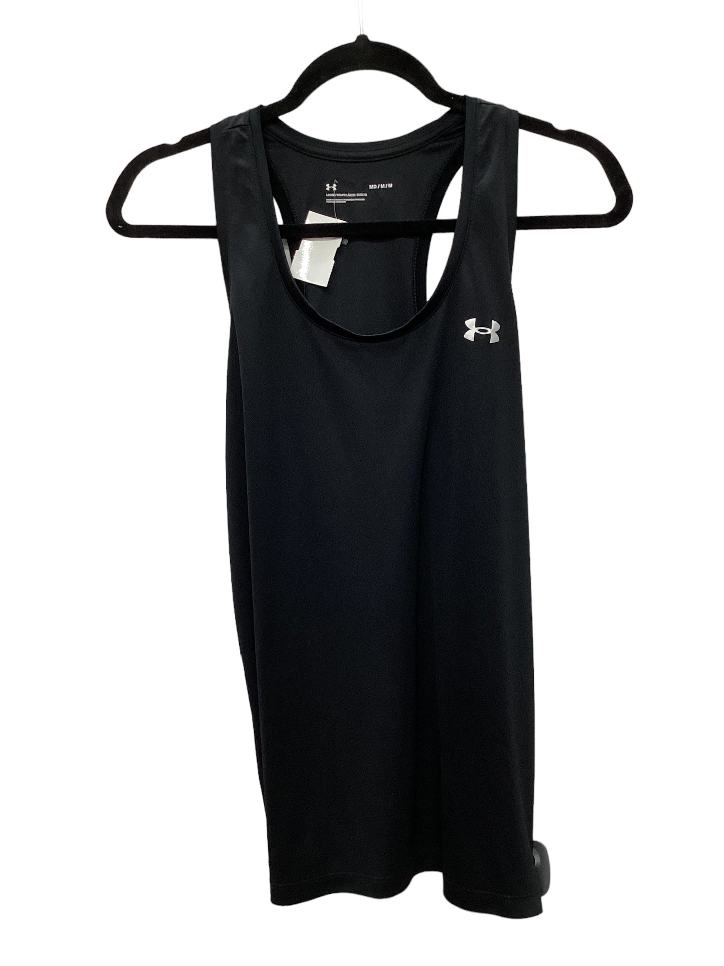 Black Athletic Tank Top Under Armour, Size M