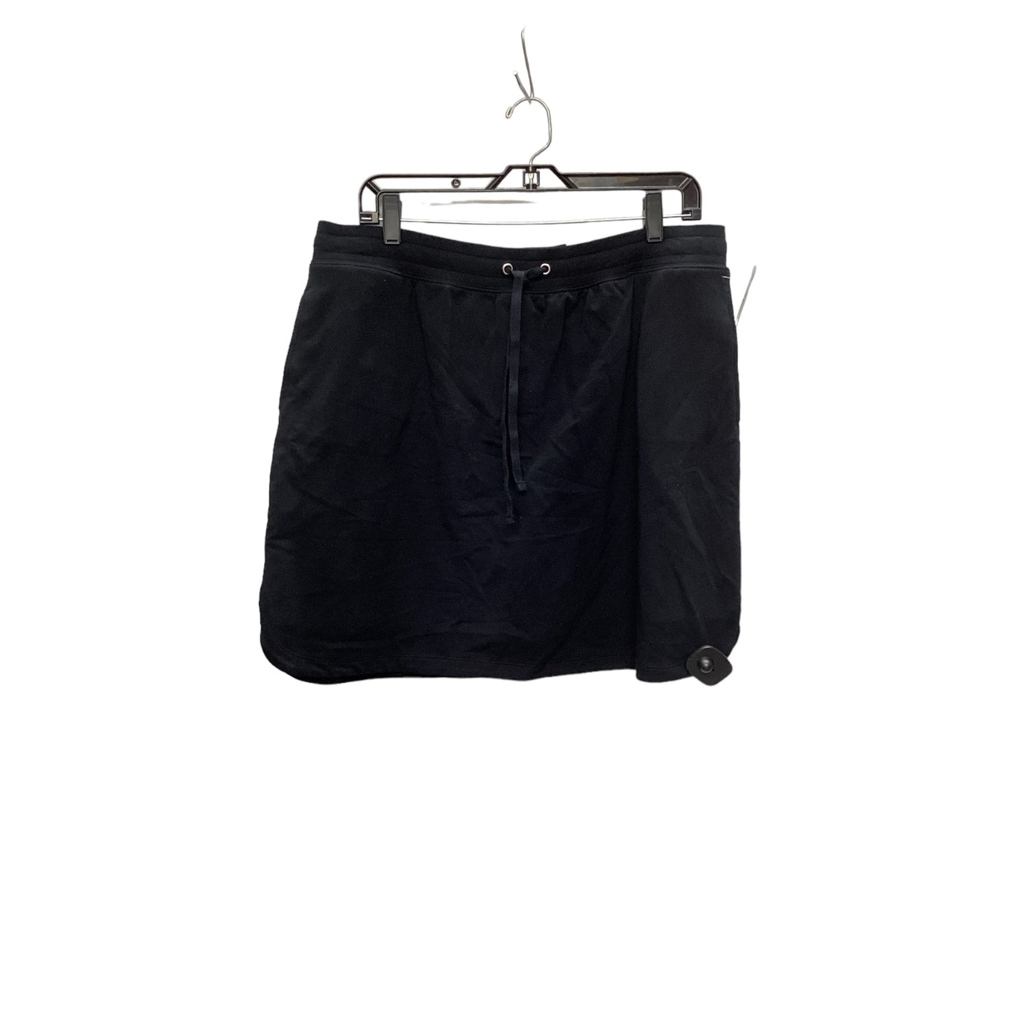 Athletic Skort By Karen Scott In Black, Size: L