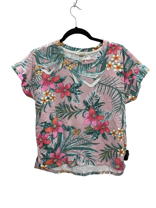 Top Sleeveless By Beachlunchlounge In Tropical Print, Size: S