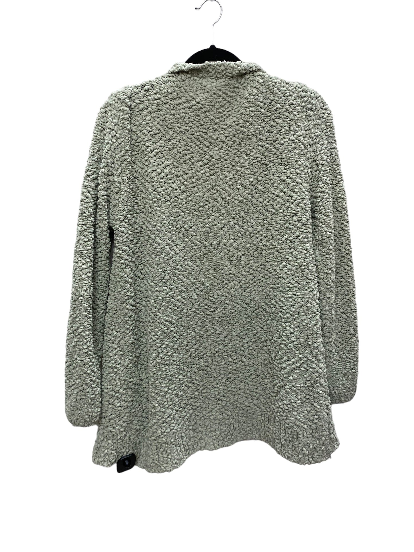 Sweater Cardigan By Zenana Outfitters In Green, Size: M