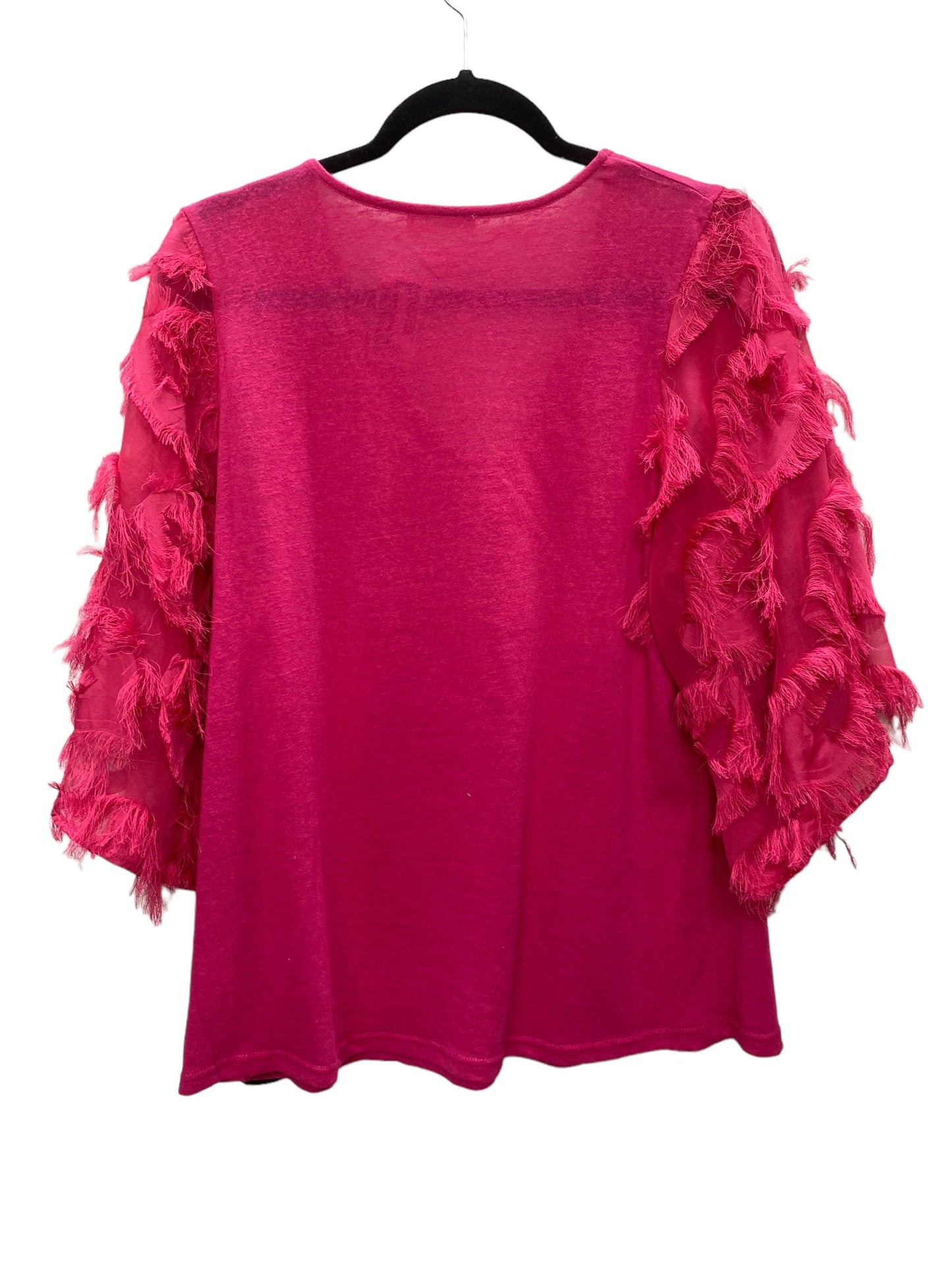 Top Long Sleeve By Clothes Mentor In Pink, Size: S