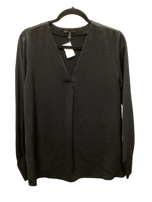 Top Long Sleeve By Banana Republic In Black, Size: M