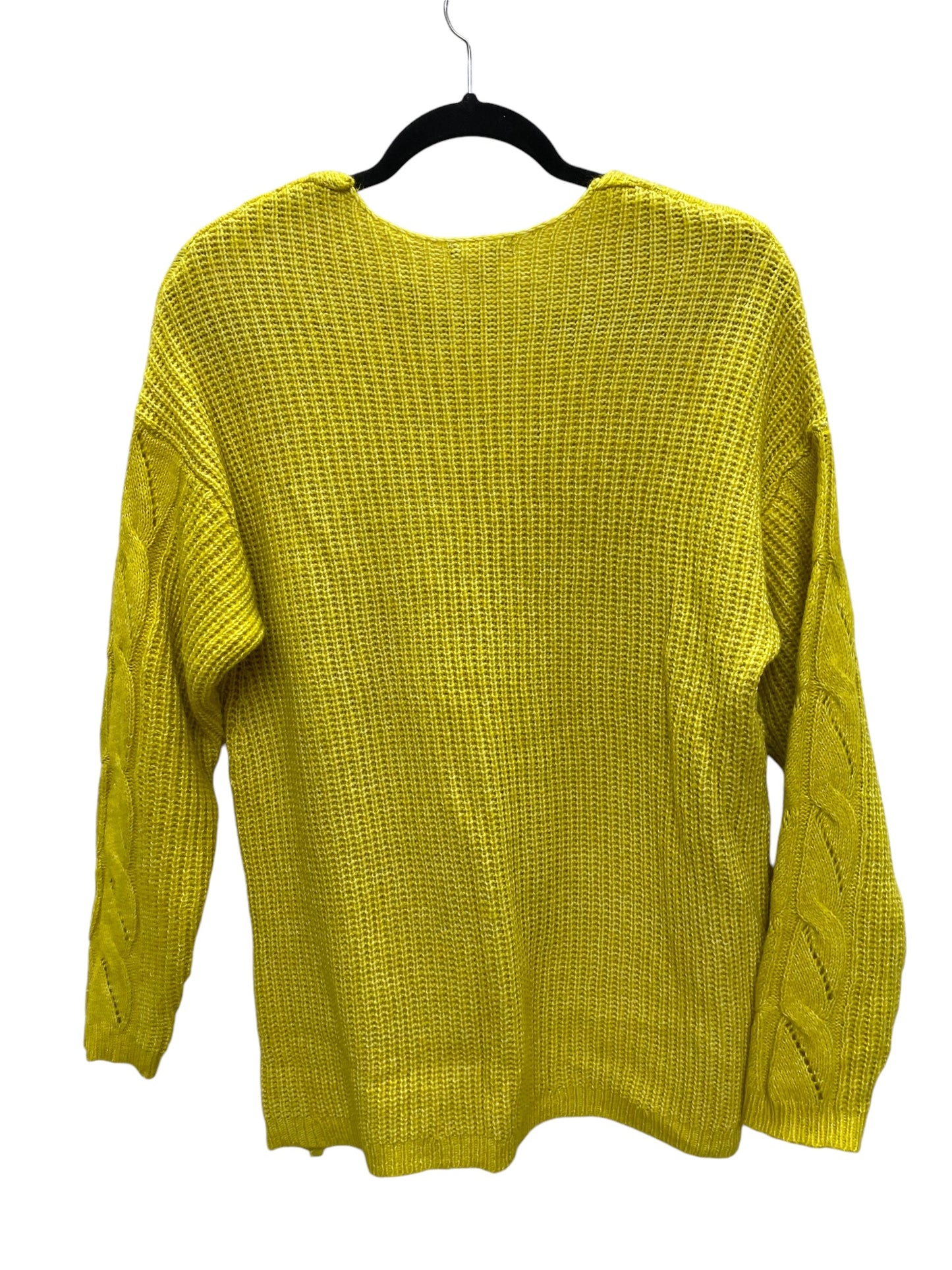 Sweater By Cato In Yellow, Size: S