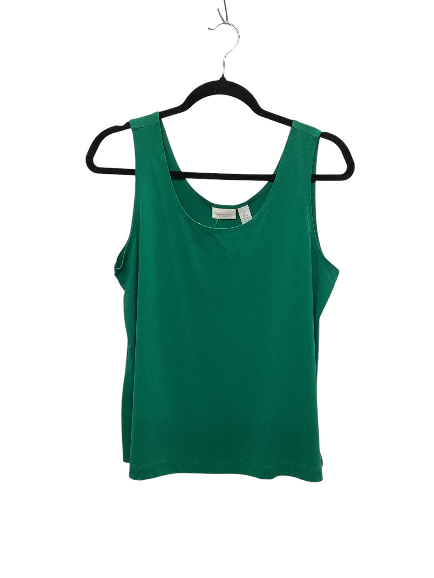 Tank Top By Chicos In Green, Size: L