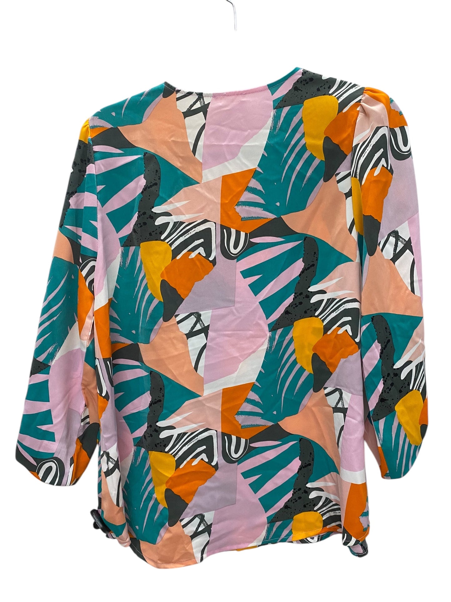 Top Long Sleeve By Jodifl In Multi-colored, Size: S