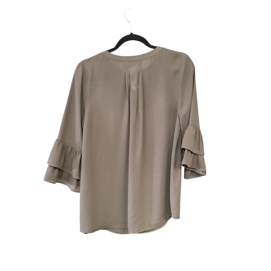 Top Long Sleeve By Chicos In Brown, Size: S