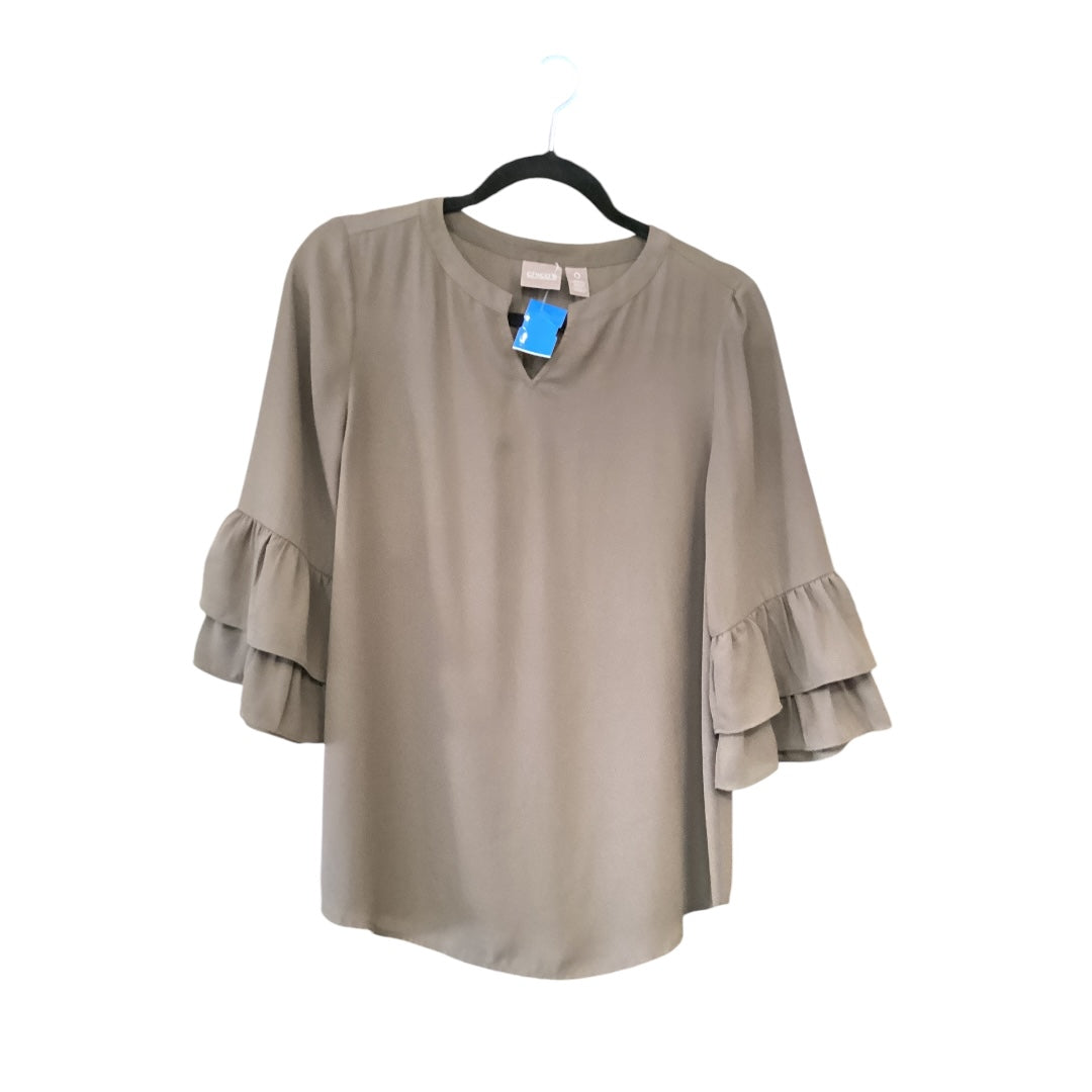 Top Long Sleeve By Chicos In Brown, Size: S