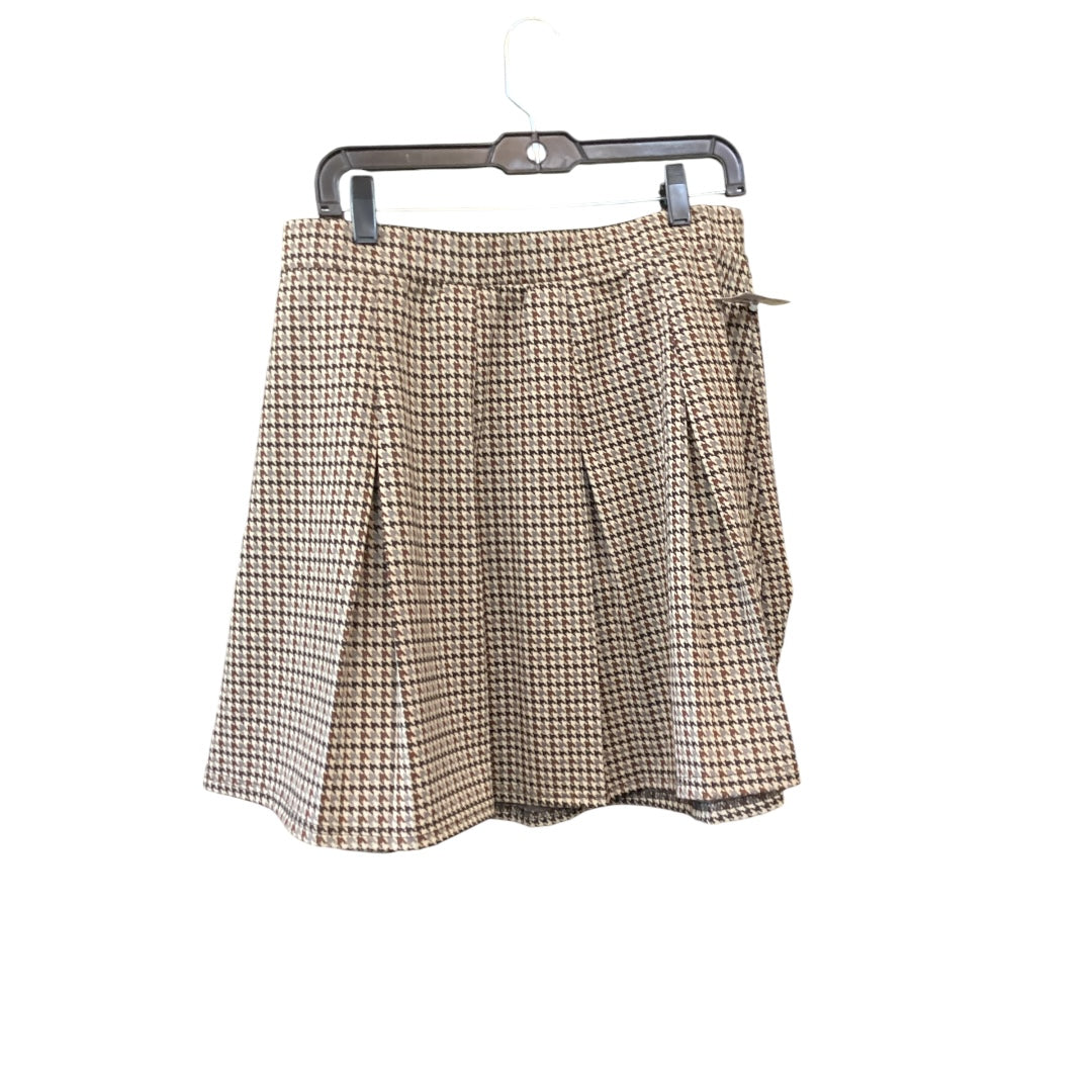 Skirt Mini & Short By Cato In Brown, Size: L