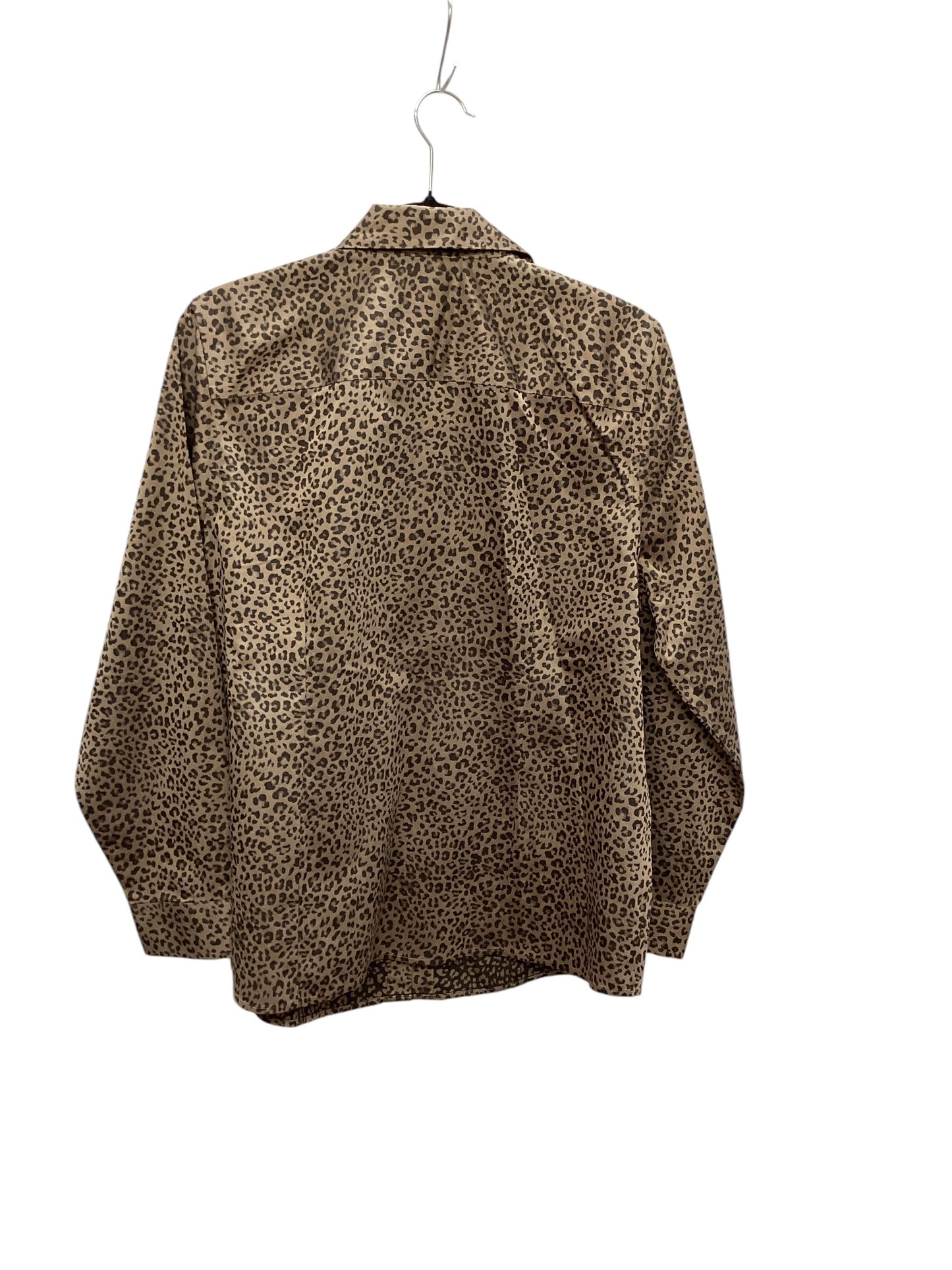 Top Long Sleeve By Chicos In Animal Print, Size: L