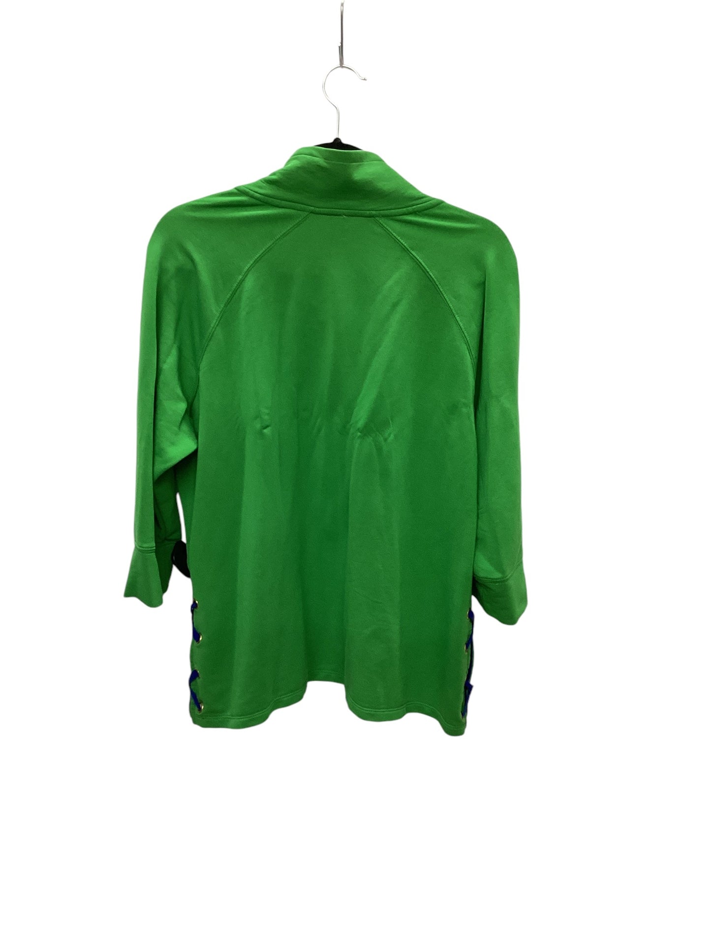 Top Long Sleeve By Rafaella In Green, Size: Xl