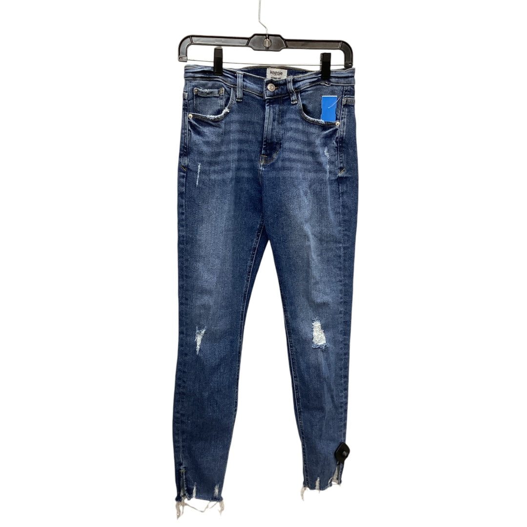 Jeans Skinny By Kensie In Blue Denim, Size: 4