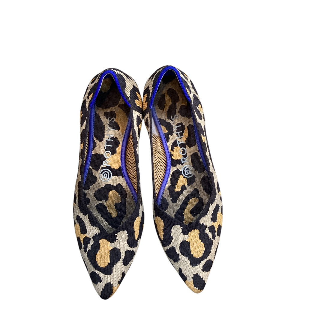 Shoes Flats By Rothys In Animal Print, Size: 8