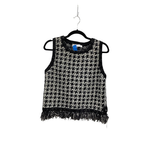 Top Sleeveless By Zara In Black, Size: L