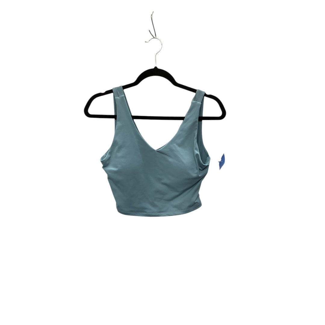 Athletic Bra By Clothes Mentor In Blue, Size: L