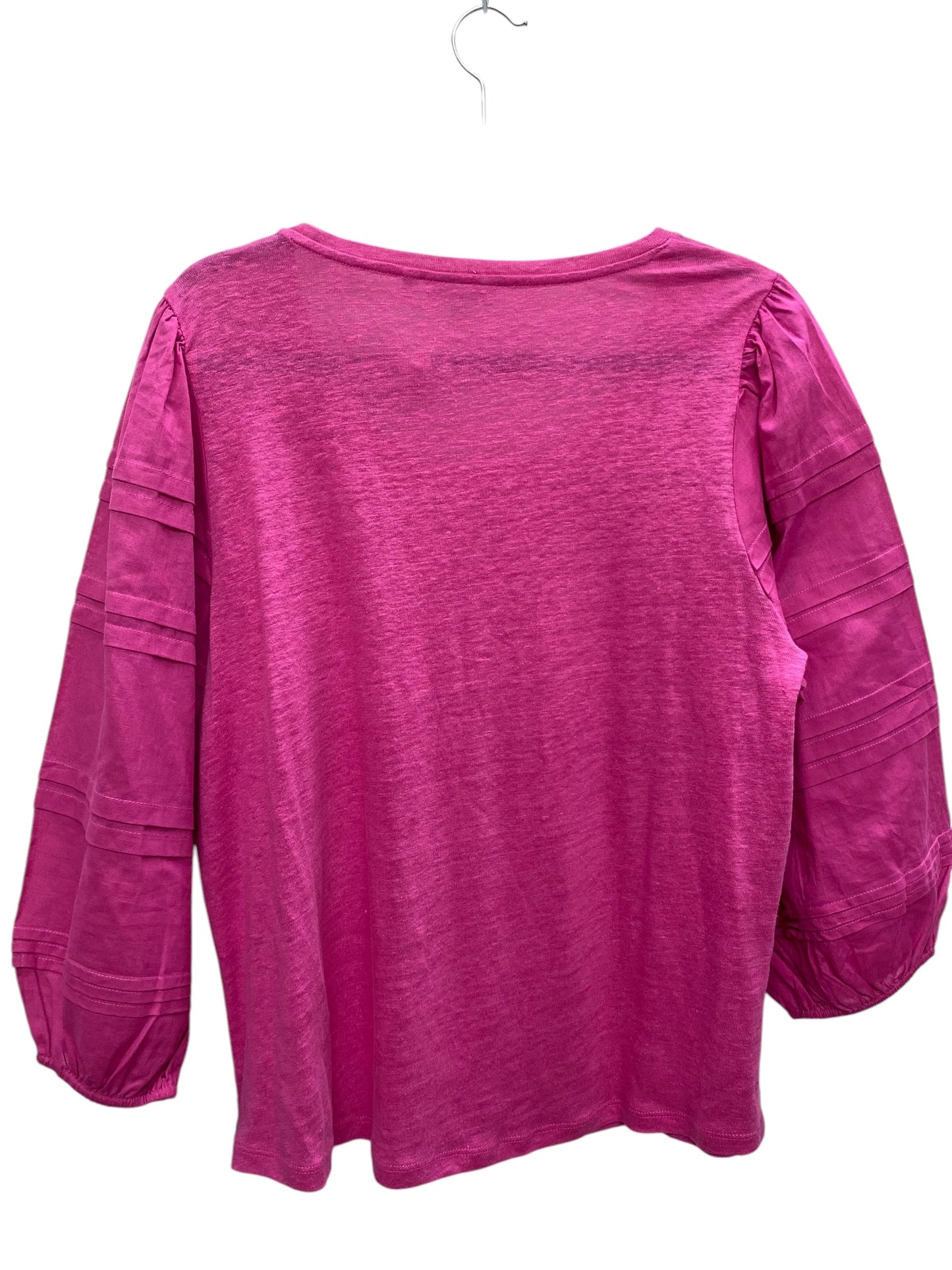 Top Long Sleeve By Chicos In Pink, Size: L