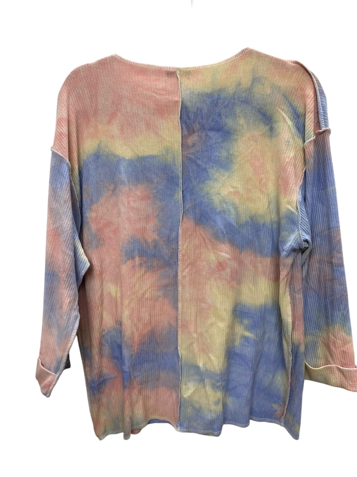 Top Long Sleeve By Jodifl In Rainbow Print, Size: S