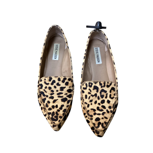 Shoes Flats By Steve Madden In Animal Print, Size: 7.5