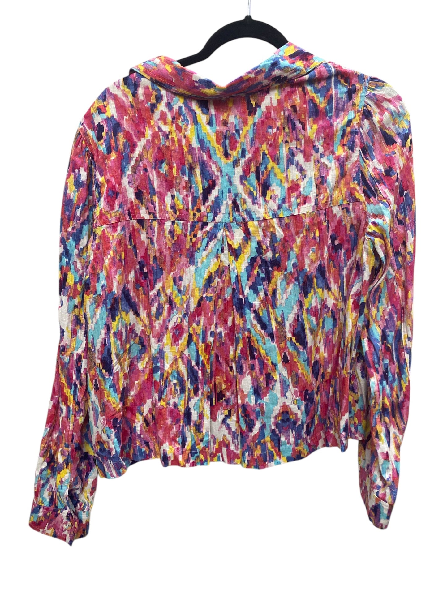 Top Long Sleeve By Tribal In Multi-colored, Size: M