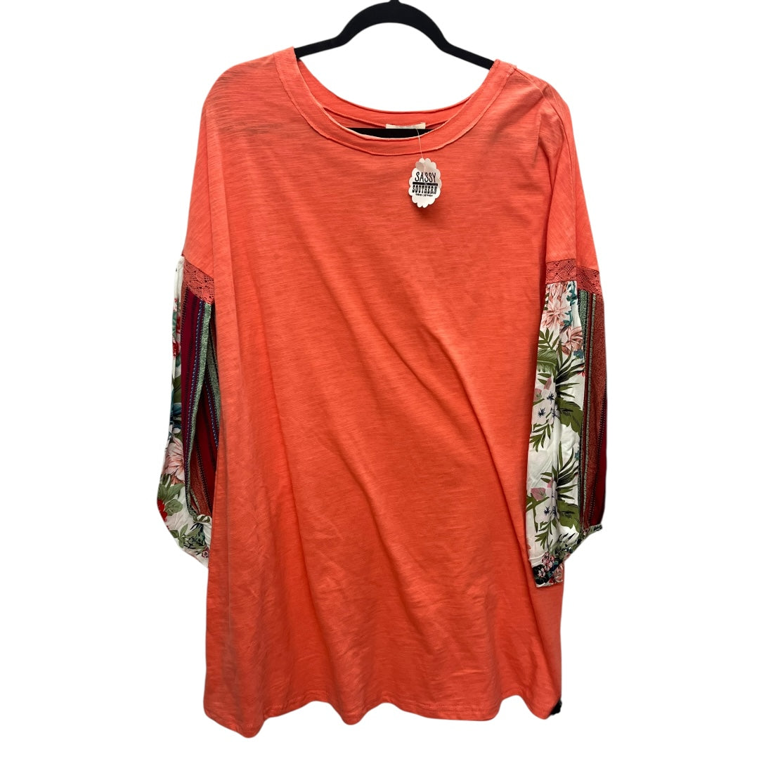 Dress Casual Short By Umgee In Orange, Size: S