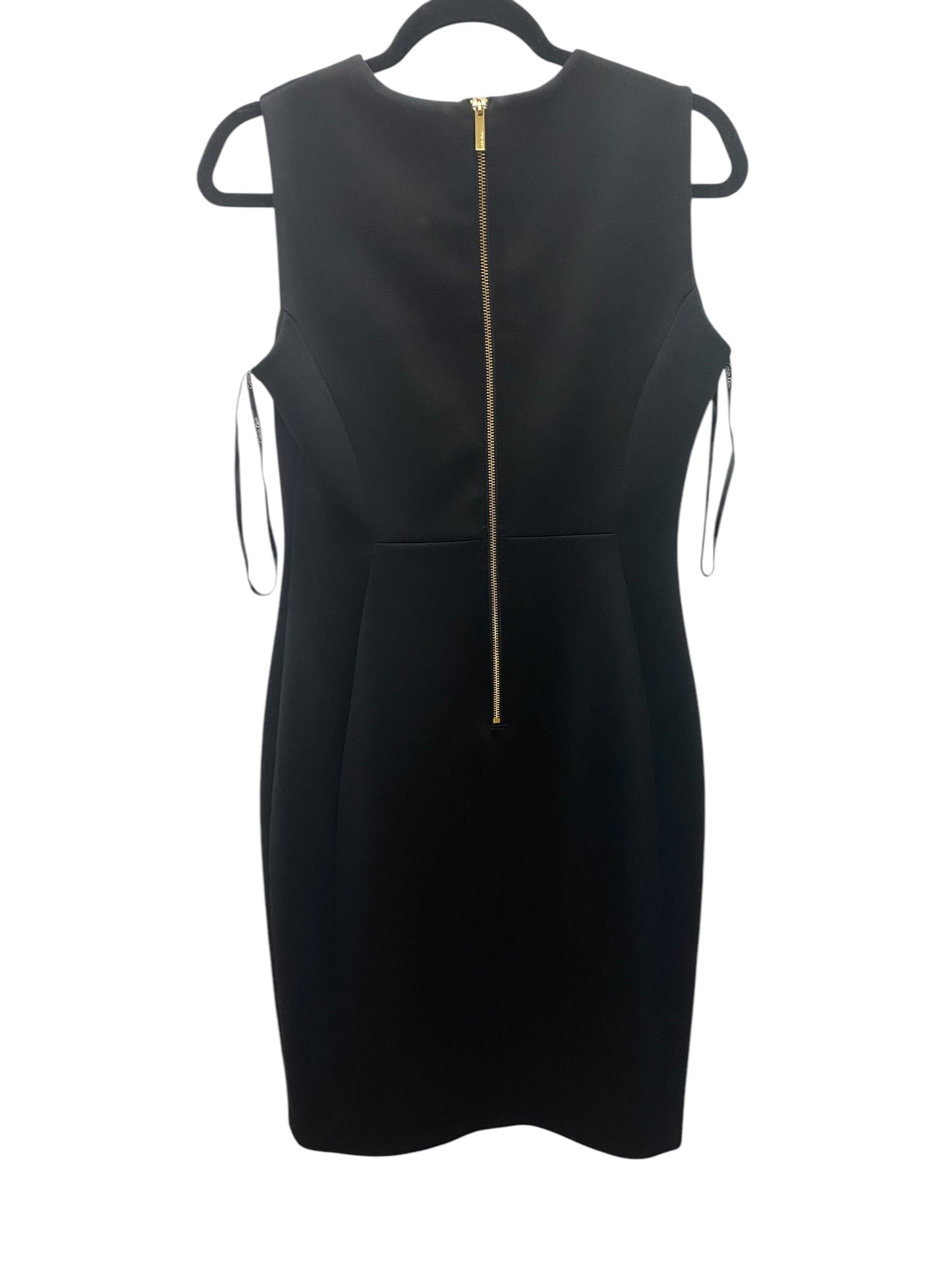 Dress Casual Midi By Calvin Klein In Black, Size: 8