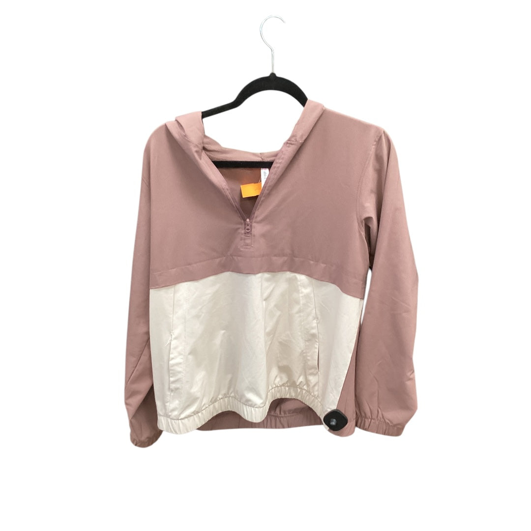 Jacket Windbreaker By Clothes Mentor In Mauve, Size: L