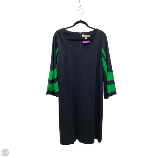 Dress Work By Michael By Michael Kors In Blue & Green, Size: 2x