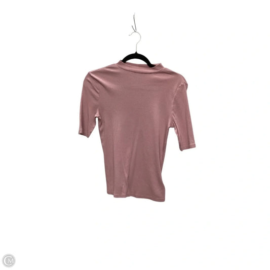 Top Short Sleeve Basic By A New Day In Pink, Size: S