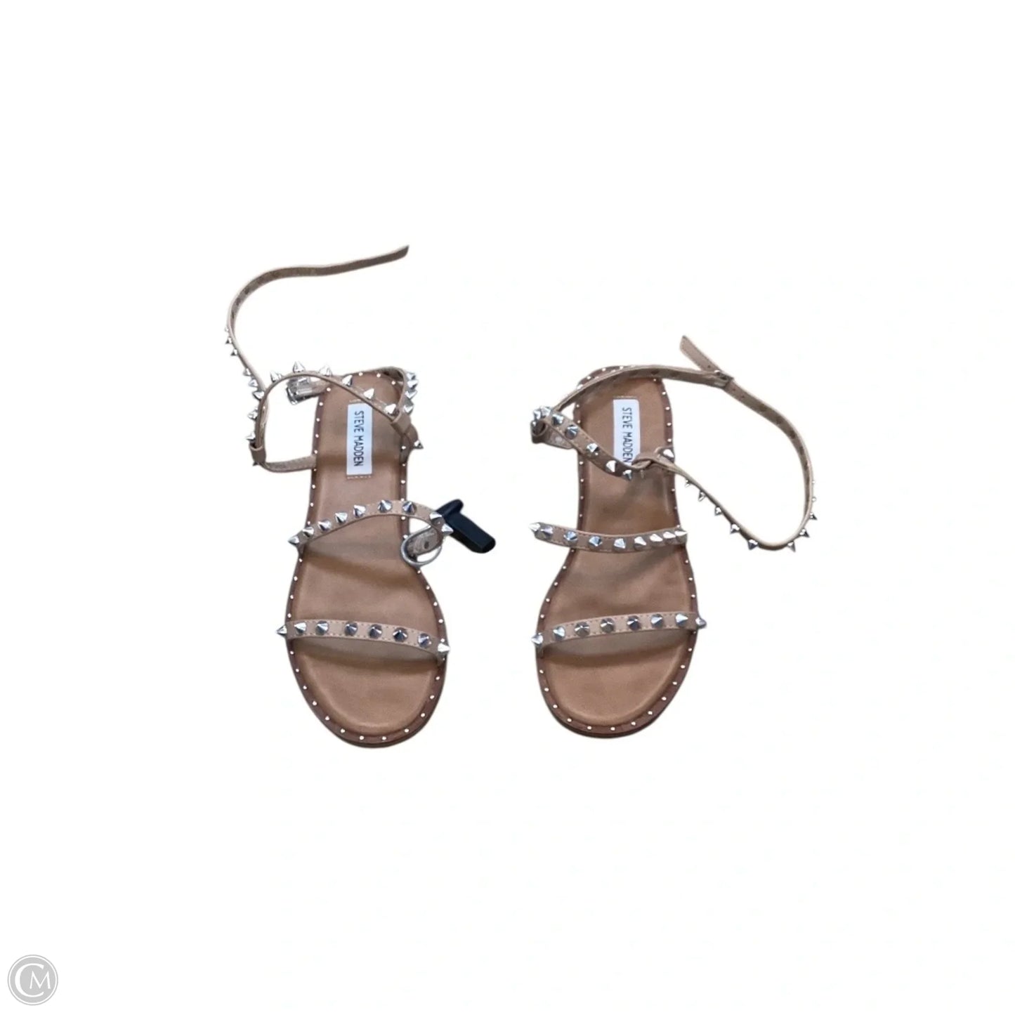 Sandals Flats By Steve Madden In Tan, Size: 7.5