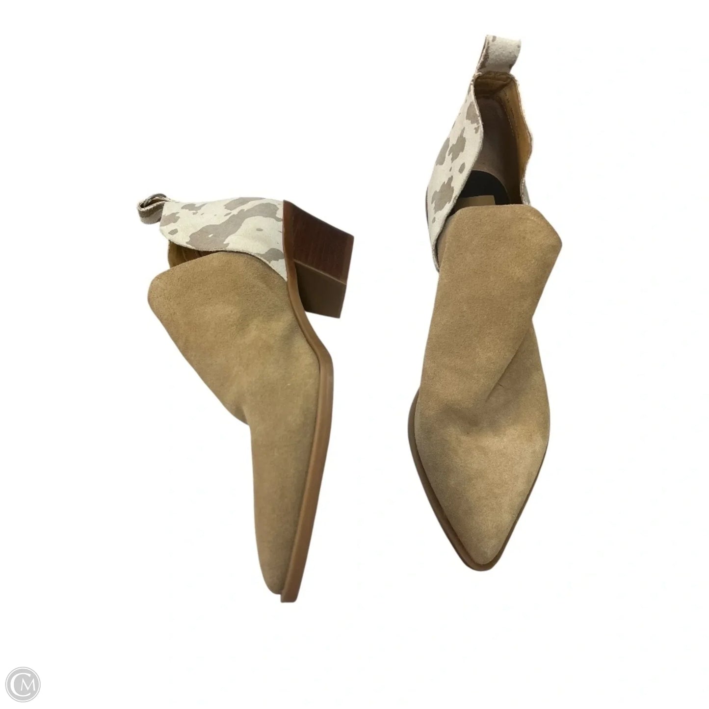 Boots Ankle Heels By Dolce Vita In Animal Print, Size: 10