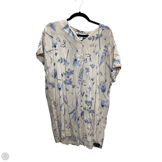 Dress Casual Short By H&m In Blue & White, Size: S